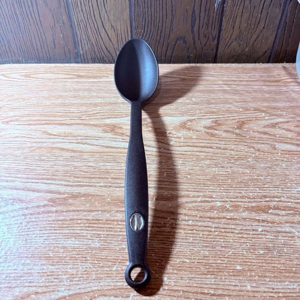 Black Large Plastic Serving Spoon Kitchen Utensils